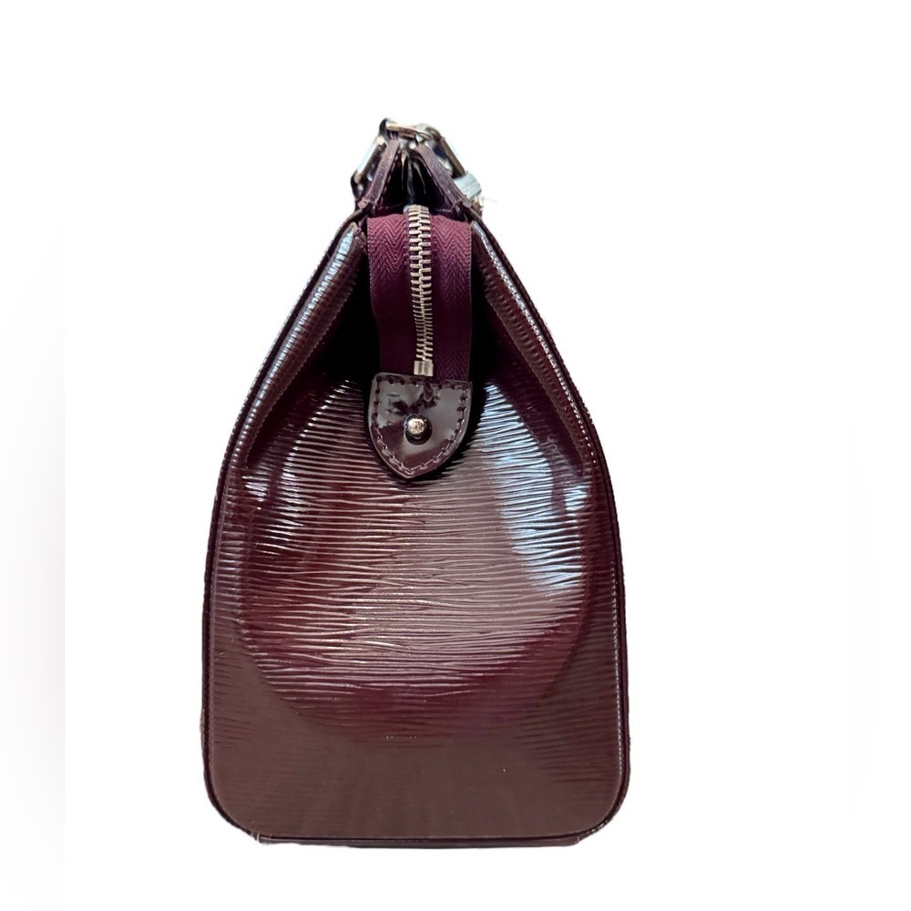 Auth. Louis Vuitton 2011 Bordeaux Electric Epi Brea MM Bag (COA) - Picture 11 of 16